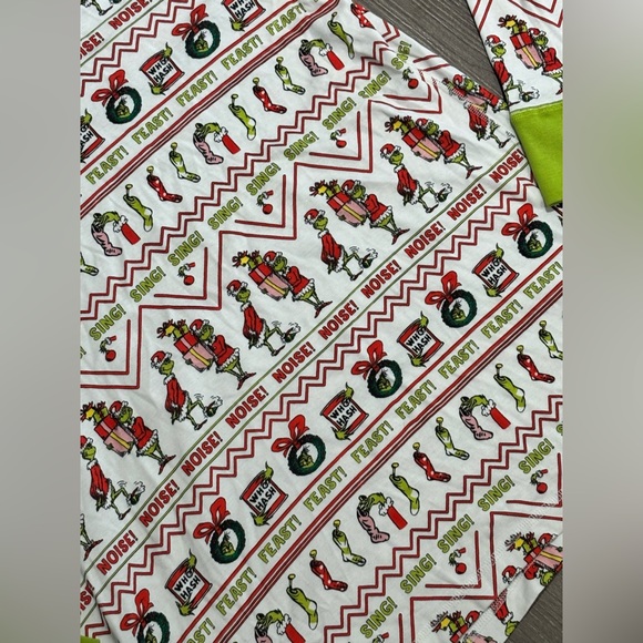 Grinch Hanna Andersson Adult Pajama Top Christmas Long Sleeve Shirt Size XXL - Picture 12 of 16